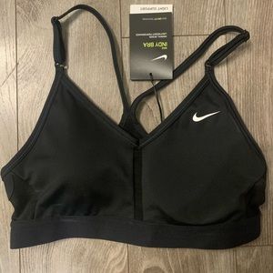 NIKE black Indy sports bra